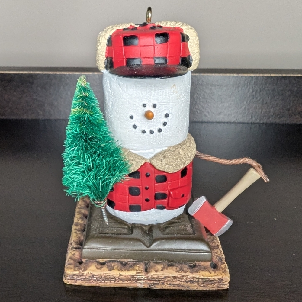 The Original S'mores Ornament Chocolate Christmas Collectable Tree Lumberjack